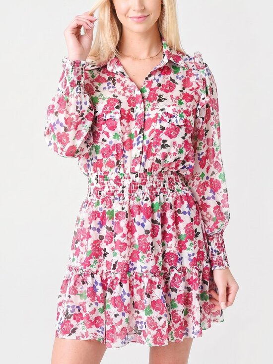 Misa Los Angeles Dresses & Skirts - Misa Los Angeles Niamat Peony Floral Mini Dress XS